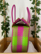 Load image into Gallery viewer, Medium basket tote bag
