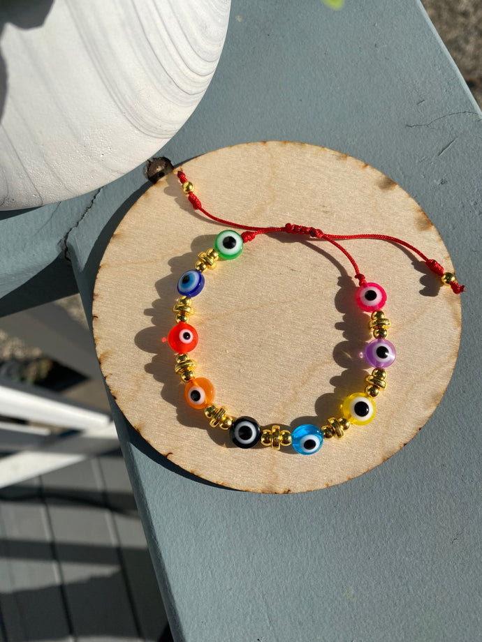 Multicolor evil eye